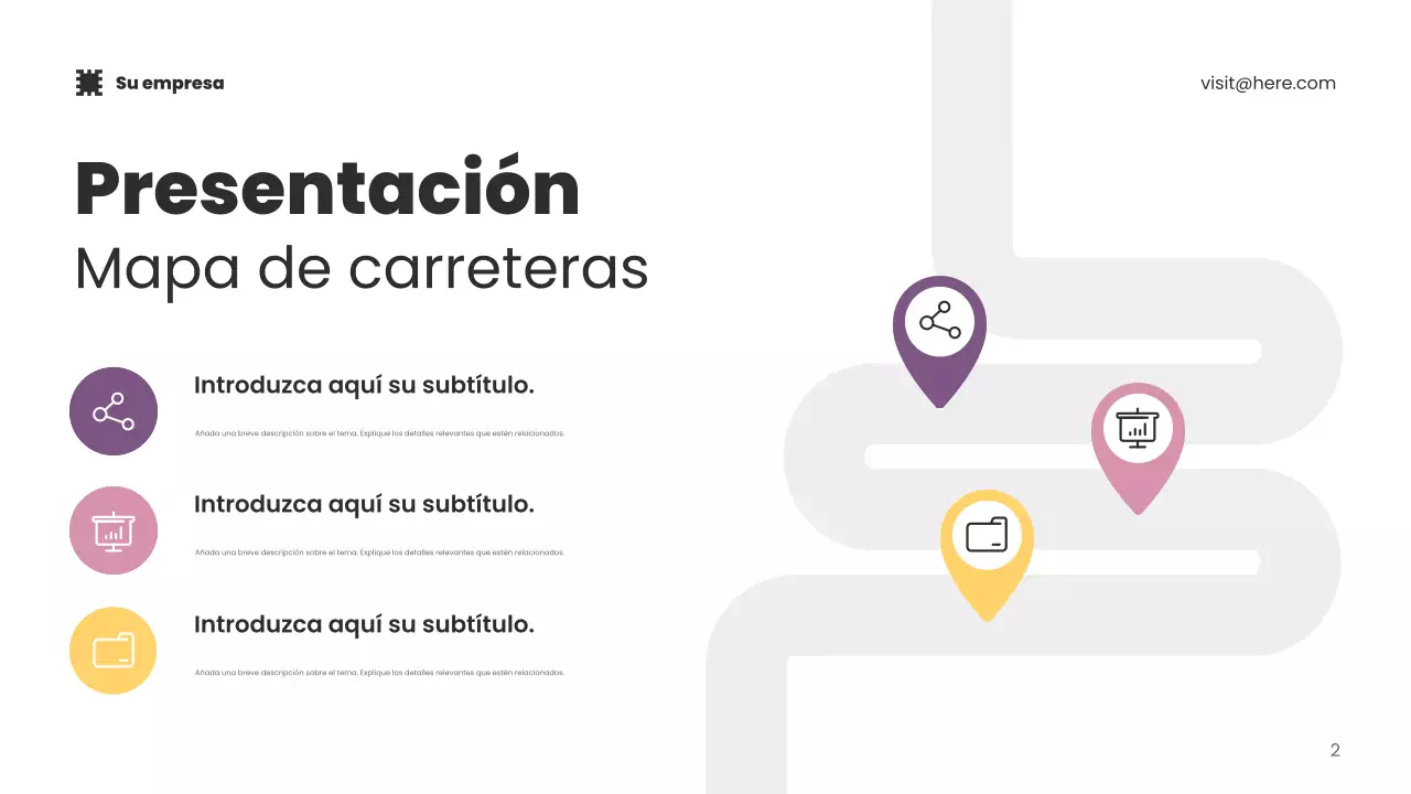 Presentación de promoción de tecnología moderna azul