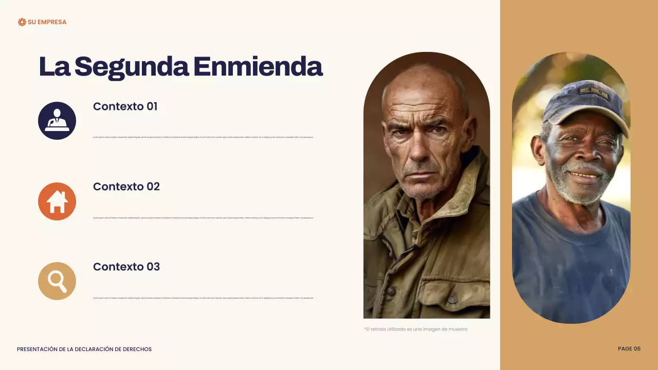 Presentación de la Carta de Derechos Moderna de la Marina y el Naranja