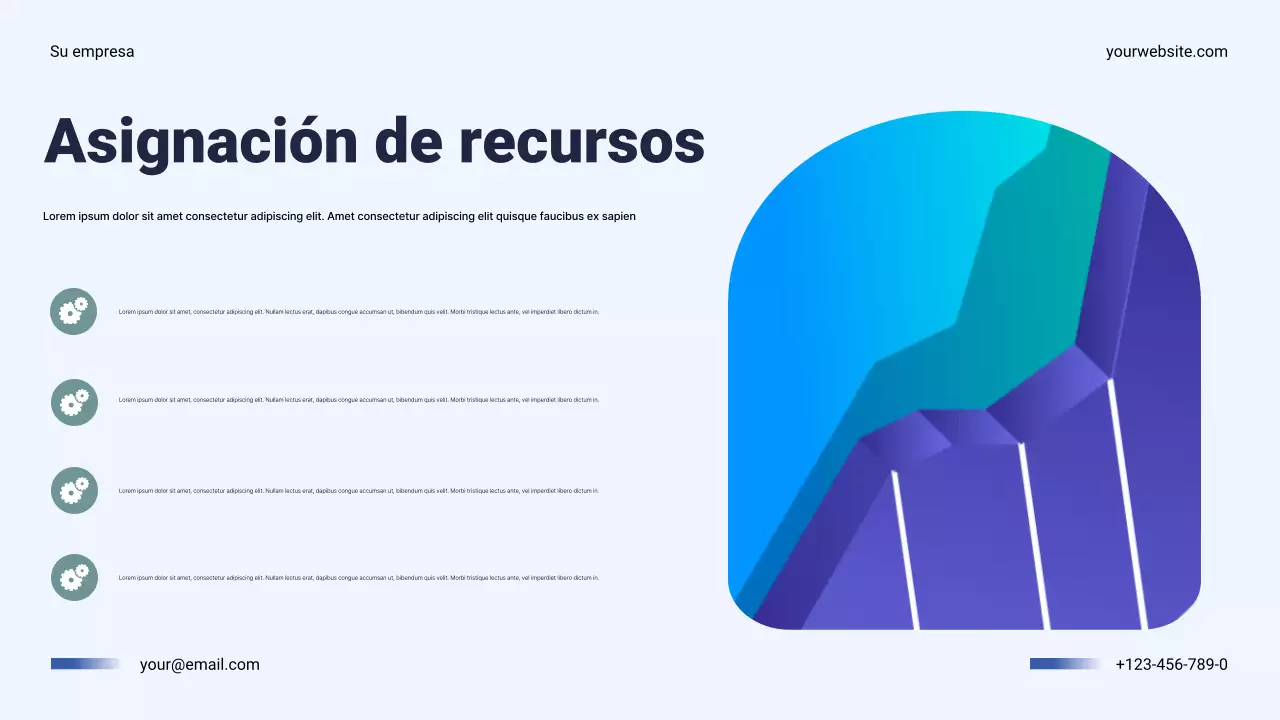 Presentación del plan anual de negocios de Navy Modern