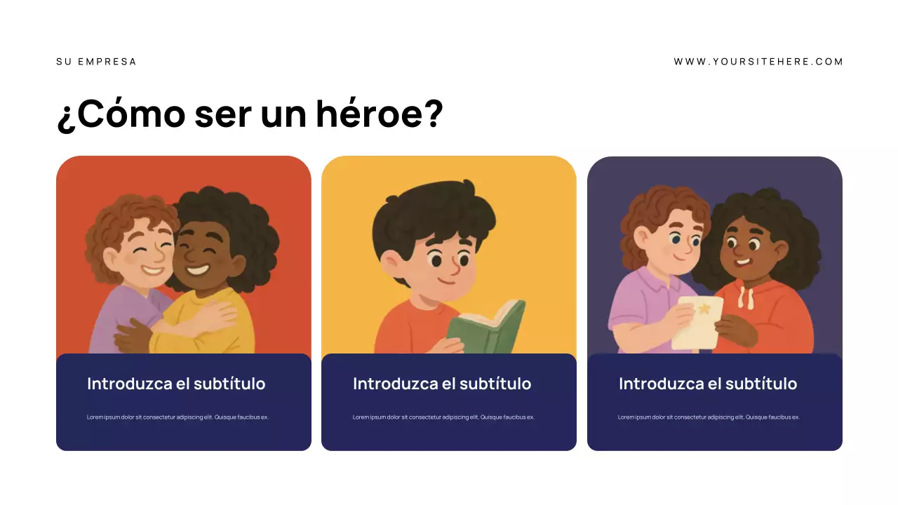 Presentación del anuncio del héroe moderno de la Marina