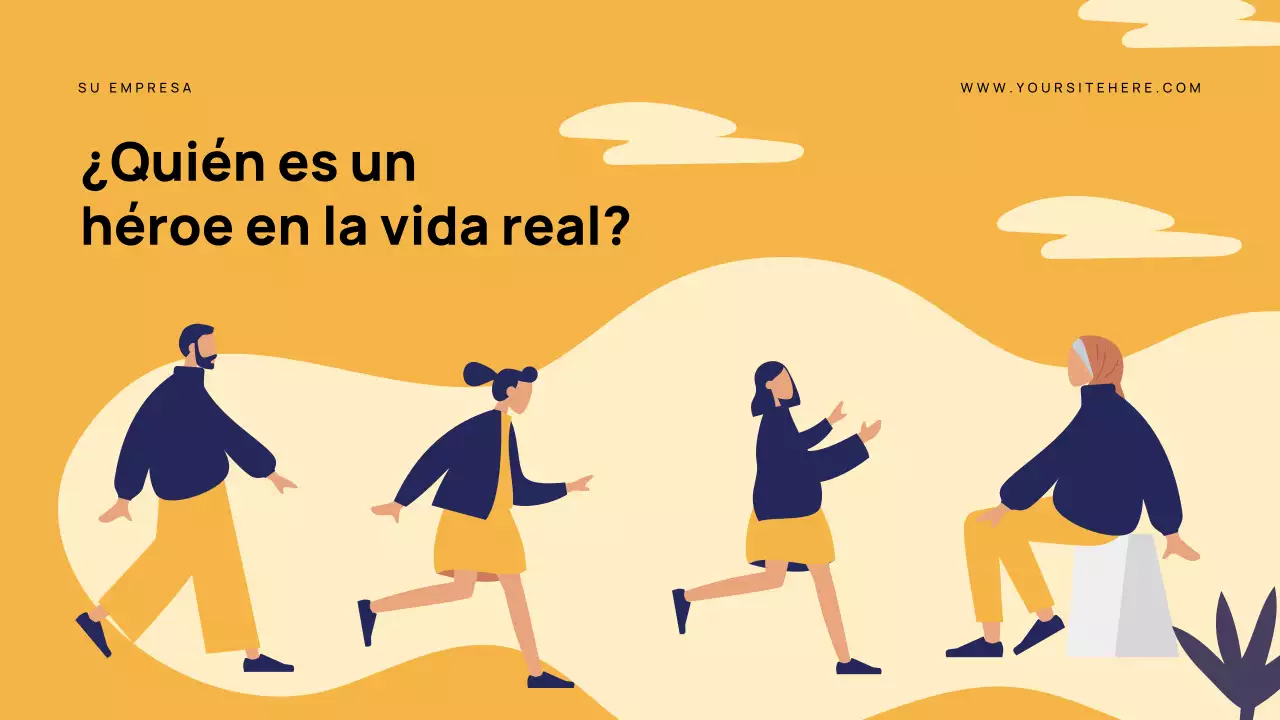 Presentación del anuncio del héroe moderno de la Marina