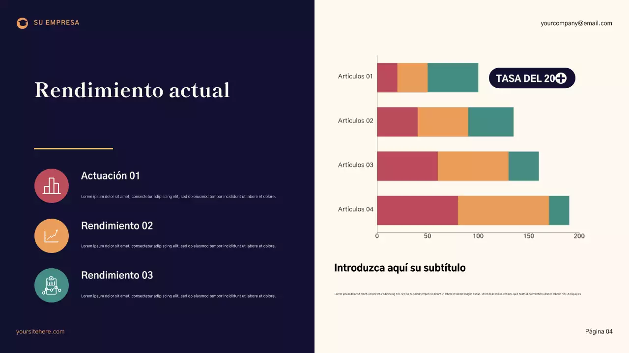 Presentación general del plan de mejora escolar geométrico azul