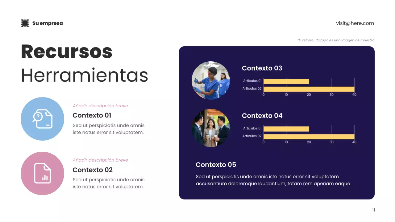 Presentación de promoción de tecnología moderna azul