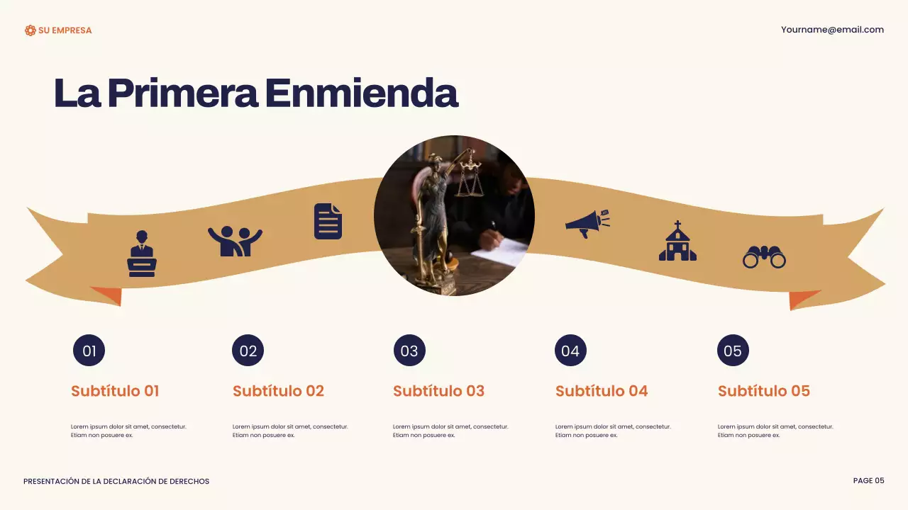 Presentación de la Carta de Derechos Moderna de la Marina y el Naranja