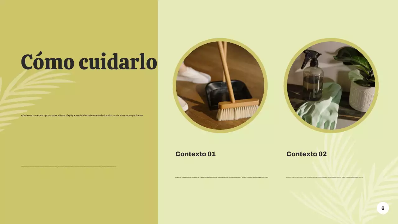 Presentación del anuncio del evento Green Botanical