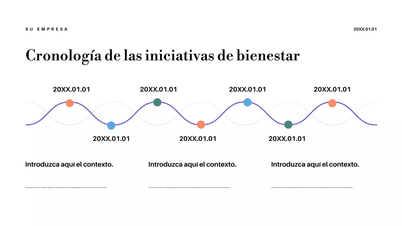 Presentación del anuncio para profesores con diseño abstracto en colores pastel