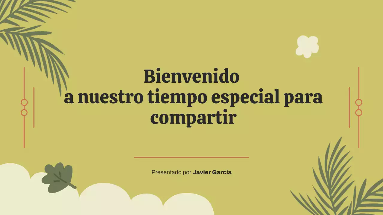 Presentación del anuncio del evento Green Botanical