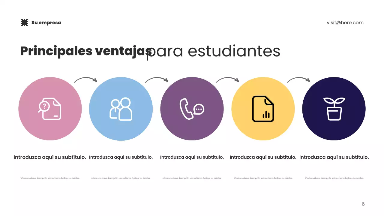 Presentación de promoción de tecnología moderna azul