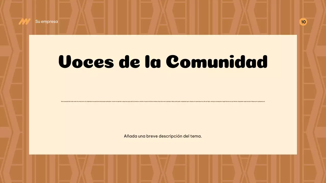 Presentación del anuncio de la historia cultural de Beige