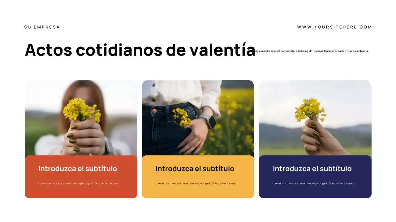 Presentación del anuncio del héroe moderno de la Marina