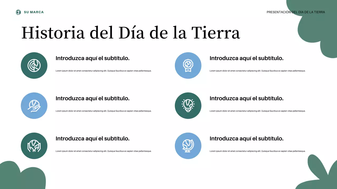 Presentación del anuncio del Día de la Tierra con estética rosa