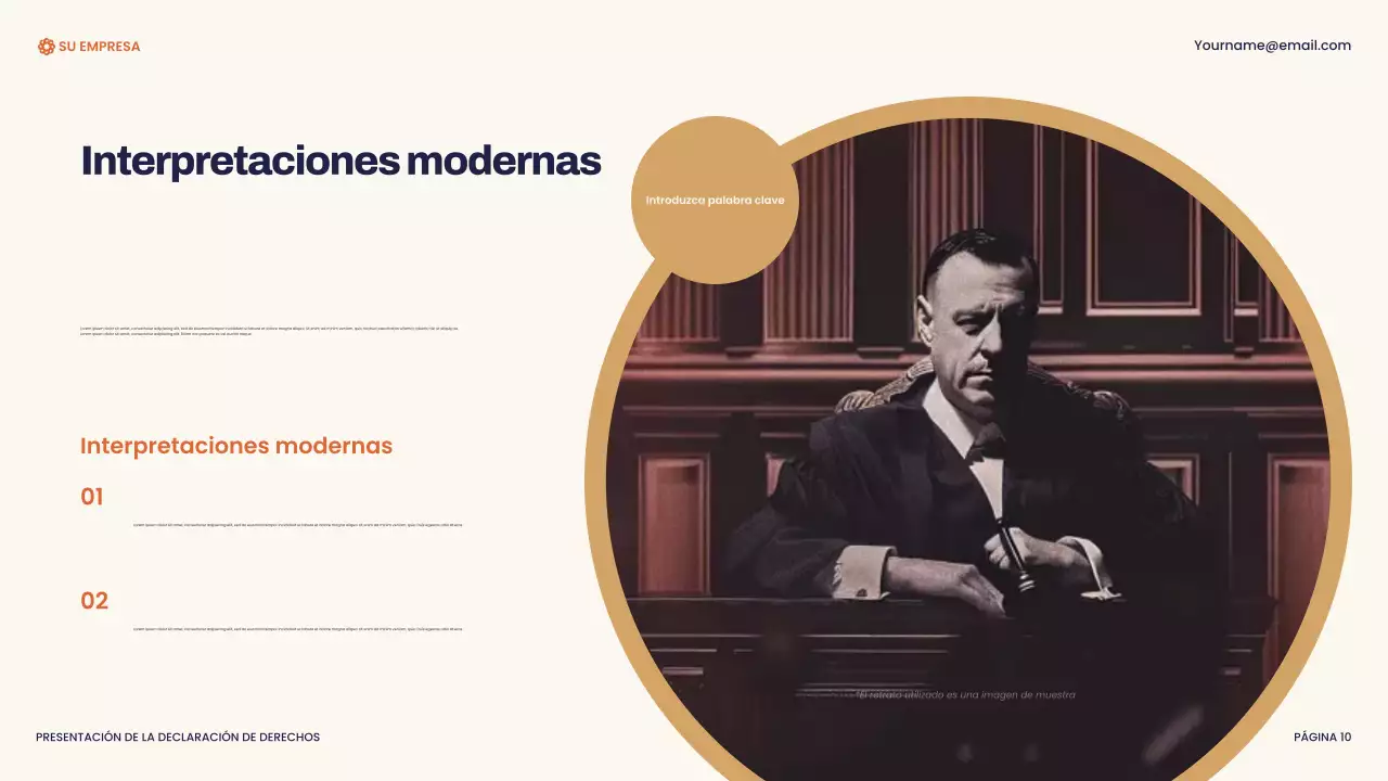 Presentación de la Carta de Derechos Moderna de la Marina y el Naranja