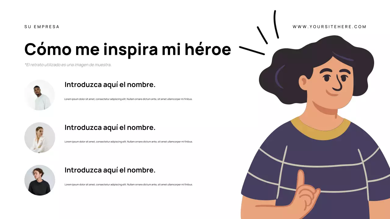 Presentación del anuncio del héroe moderno de la Marina