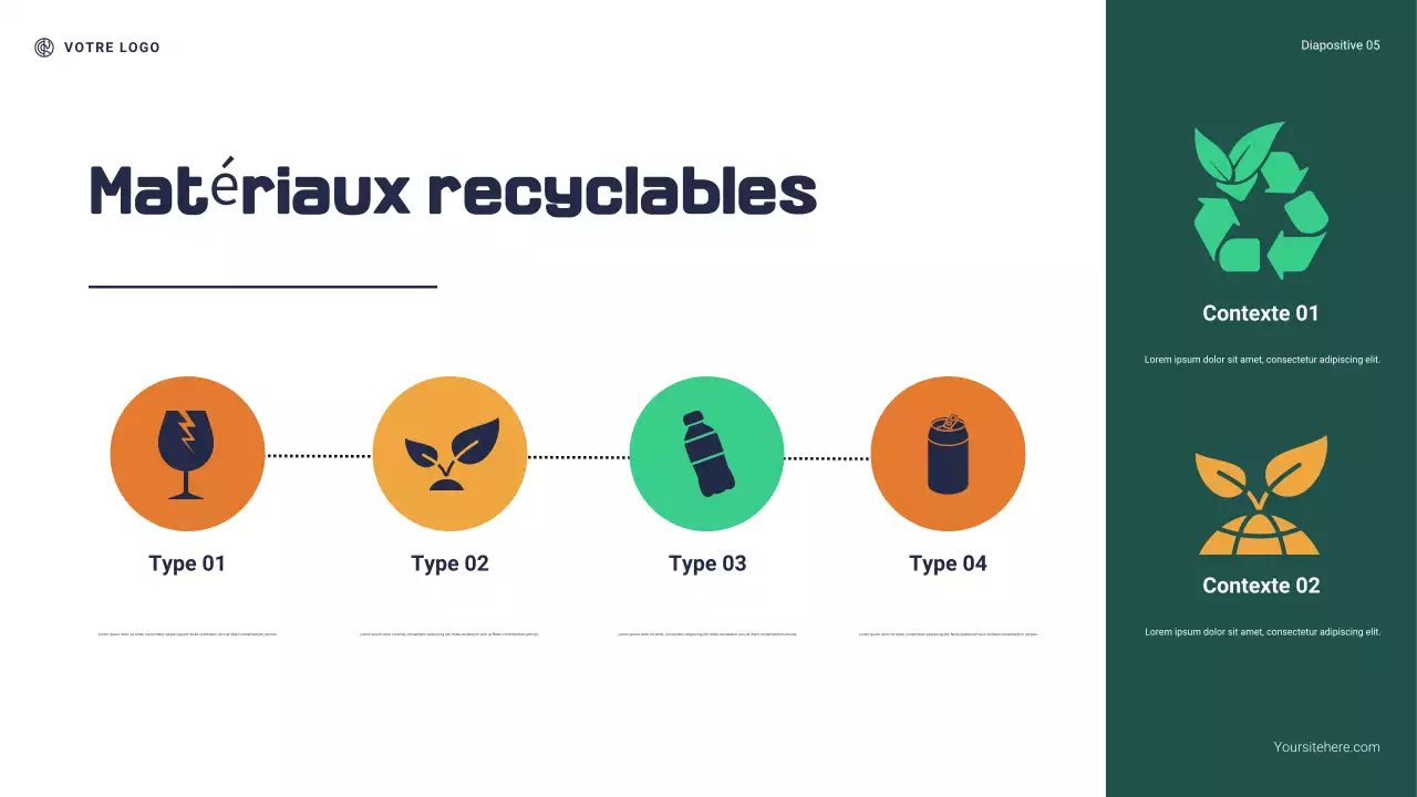 Présentation de Navy and Green Modern : Pourquoi le recyclage est important
