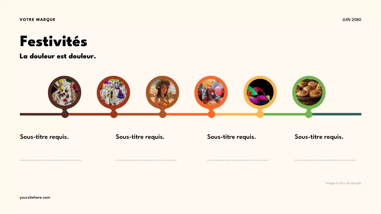 Présentation de la classe multiculturelle rétro orange