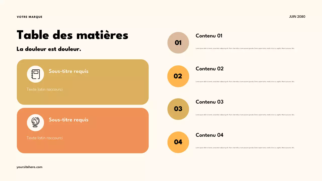 Présentation de la classe multiculturelle rétro orange