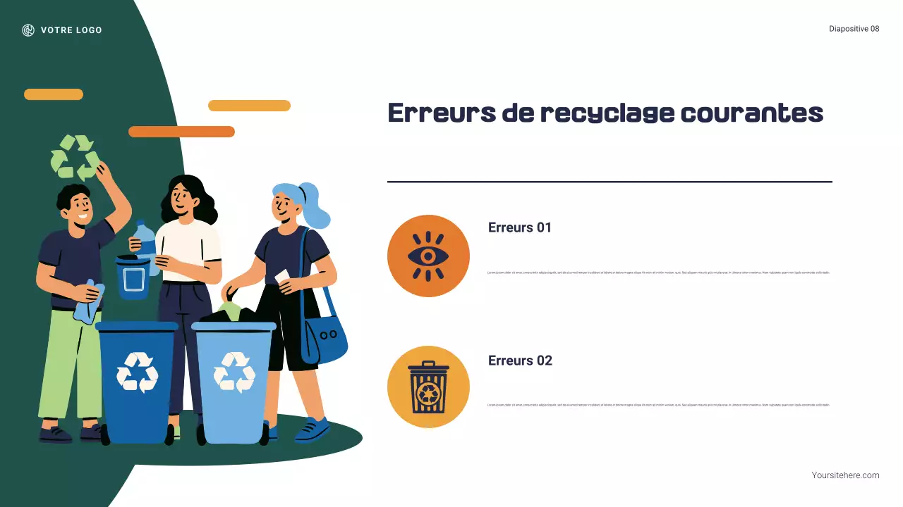 Présentation de Navy and Green Modern : Pourquoi le recyclage est important