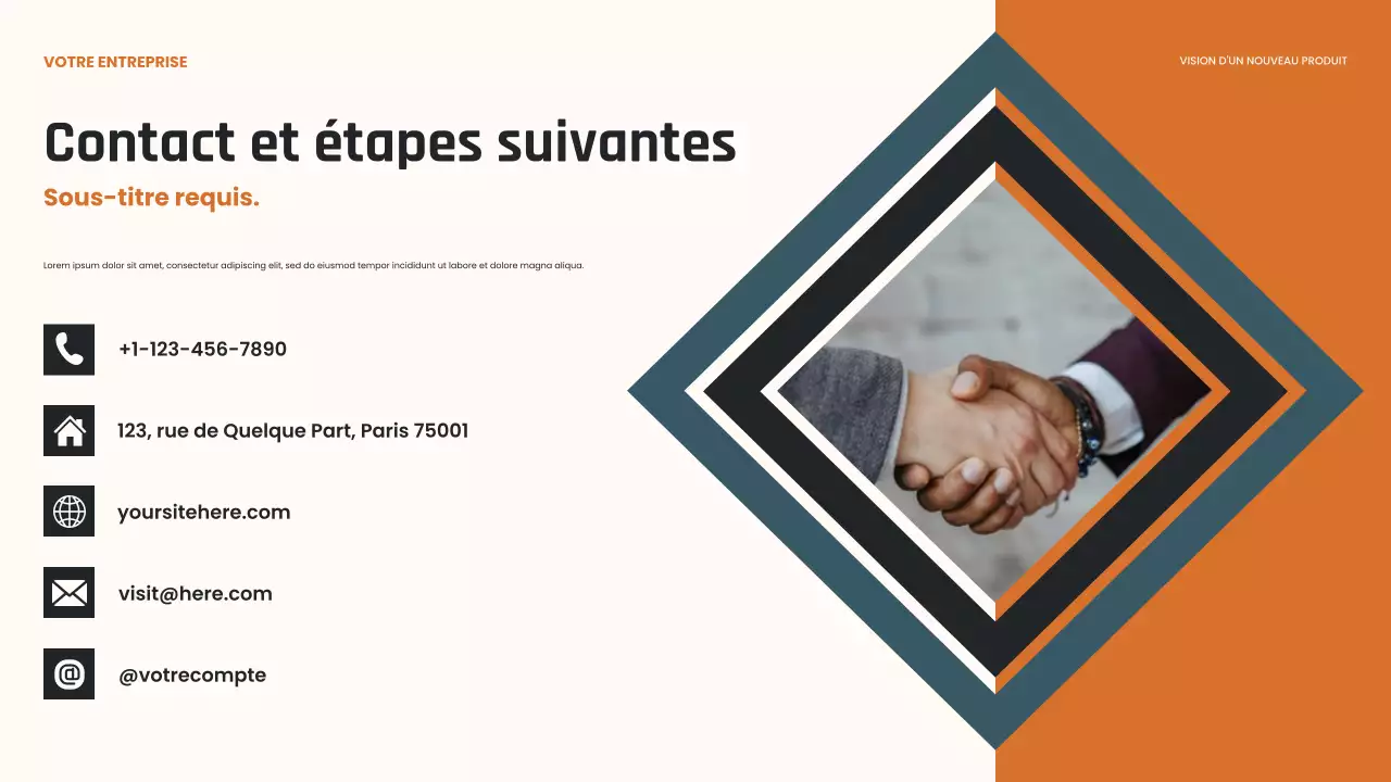 Présentation de l'innovation moderne noire