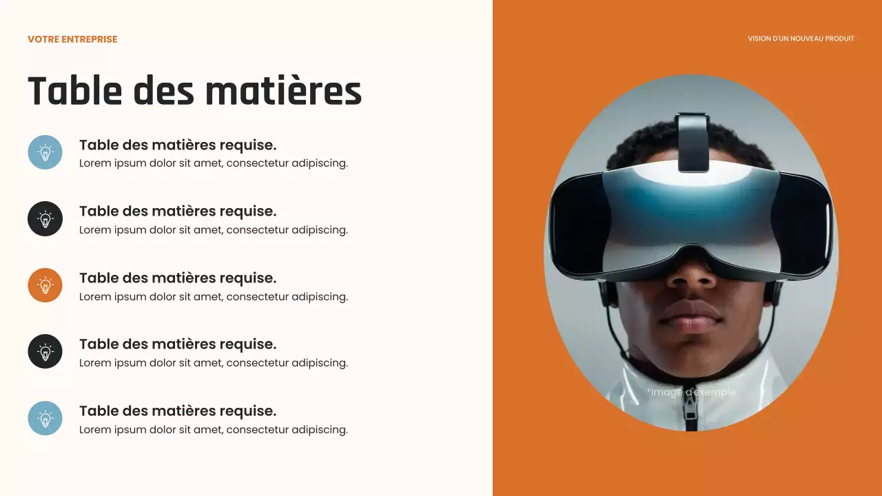 Présentation de l'innovation moderne noire