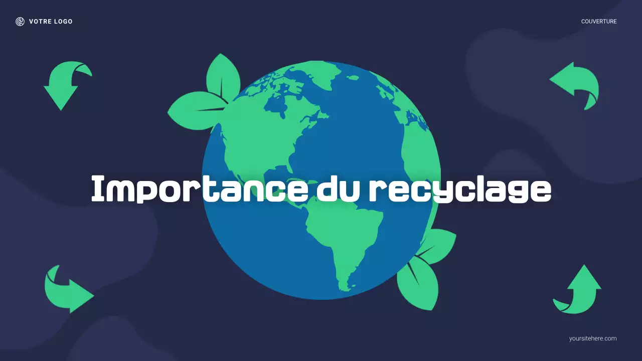 Présentation de Navy and Green Modern : Pourquoi le recyclage est important