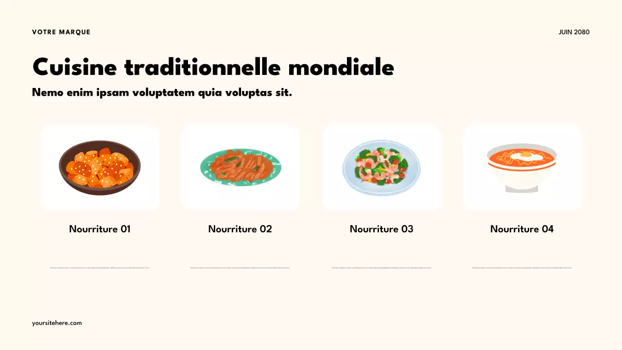 Présentation de la classe multiculturelle rétro orange