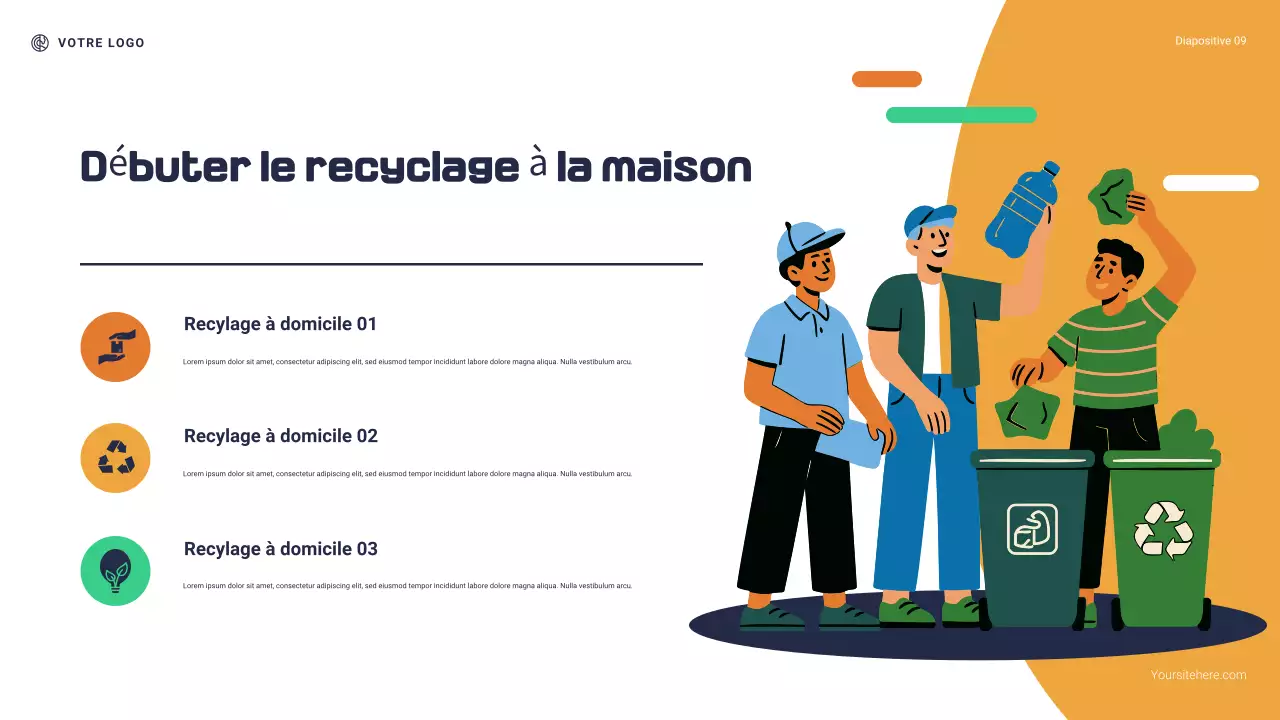 Présentation de Navy and Green Modern : Pourquoi le recyclage est important