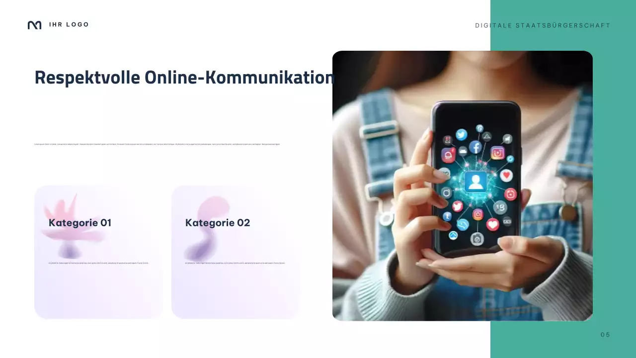 Präsentation des modernen digitalen Leitfadens der Marine