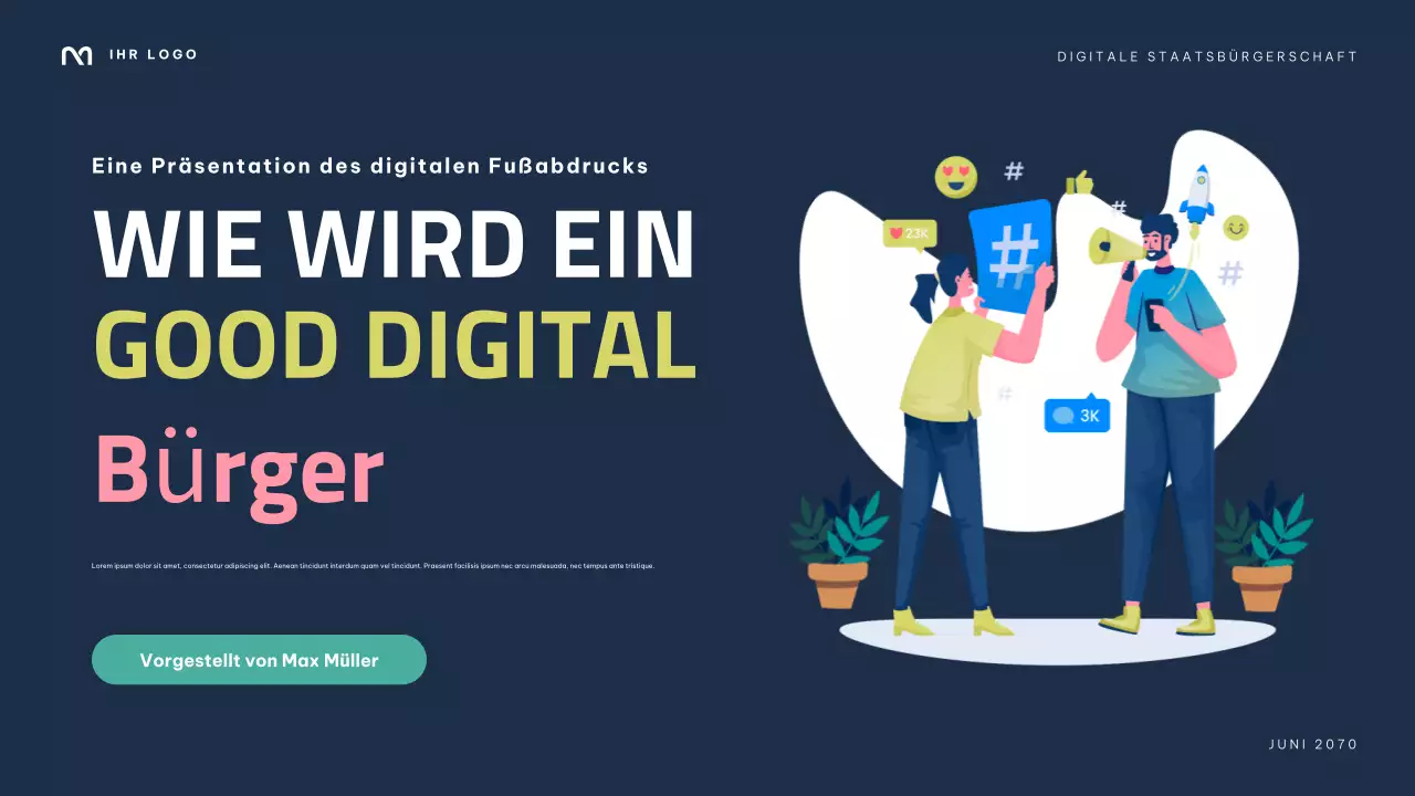 Präsentation des modernen digitalen Leitfadens der Marine