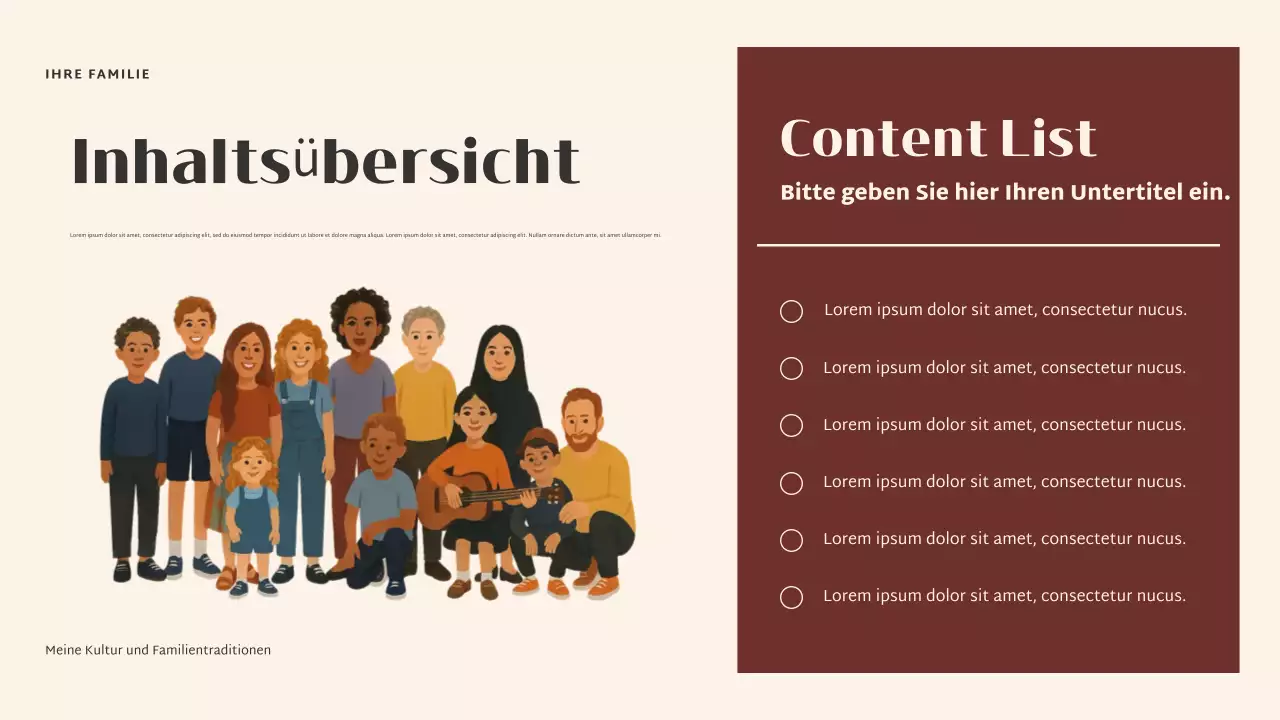 Beige Elegante Kultur Präsentation