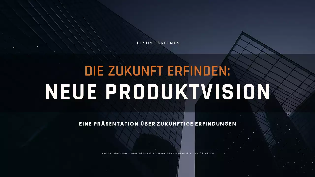 Präsentation zu „Schwarze moderne Innovation“