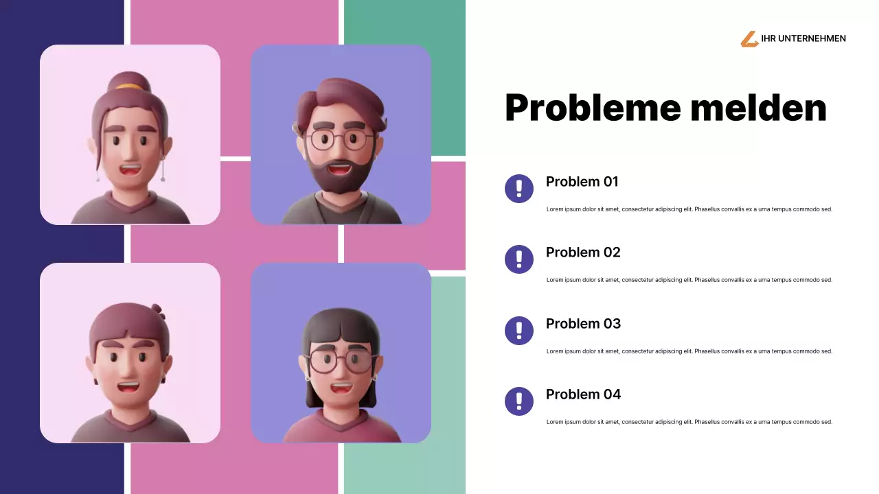 Lila Moderner Internet-Leitfaden Präsentation