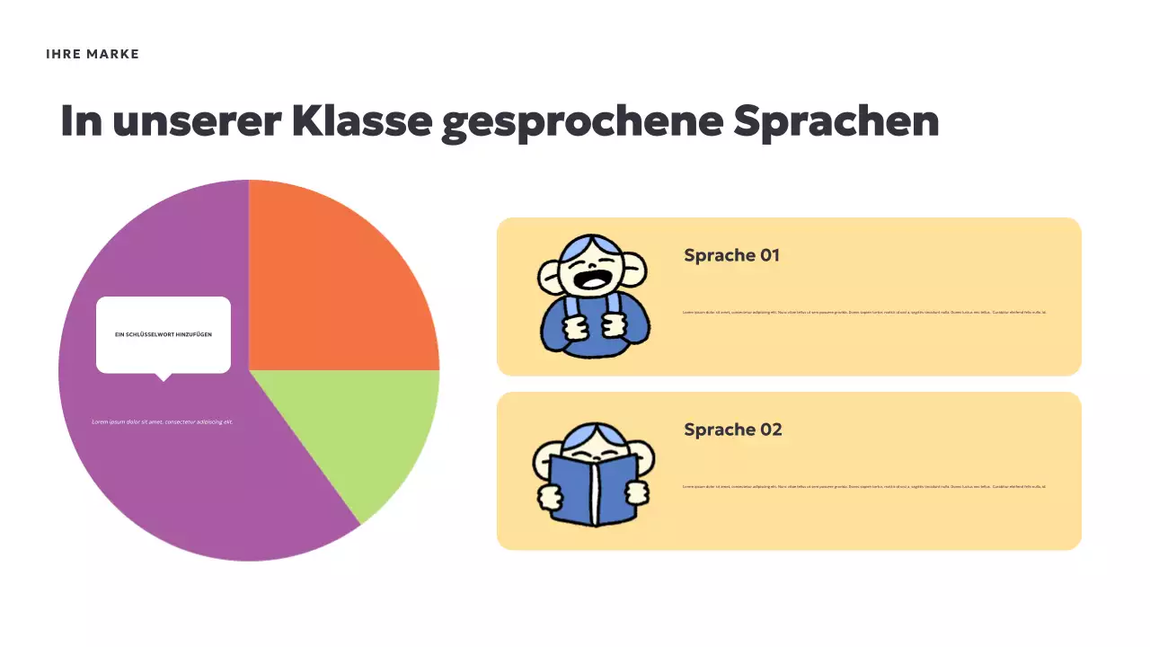 Coral Spielerische Multikulturelle Klasse Präsentation