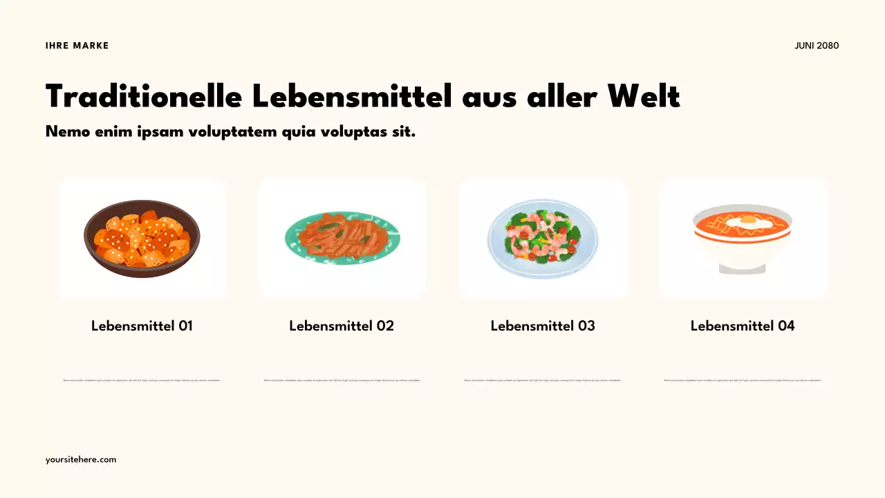 Orange Retro Multikulturelle Klasse Präsentation