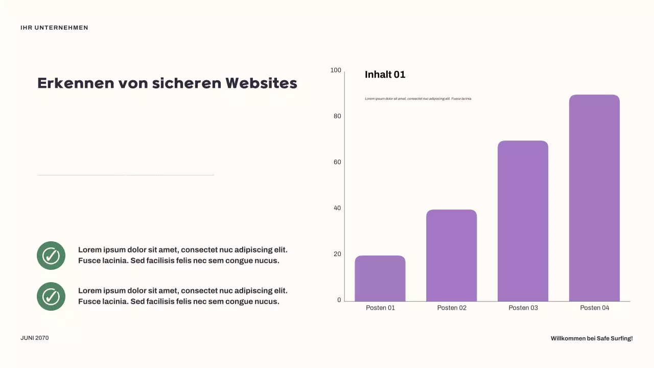 Gelber moderner Internetführer Präsentation