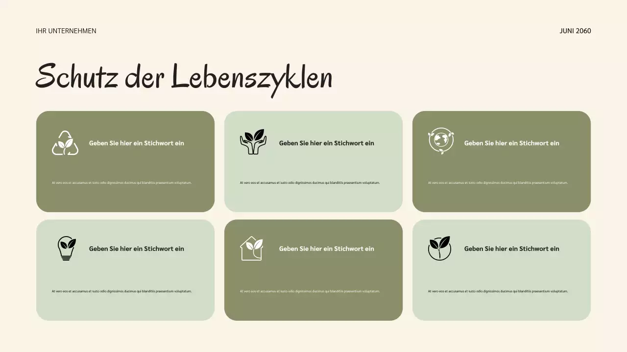 Salbei Botanische Natur Lebenszyklen Präsentation