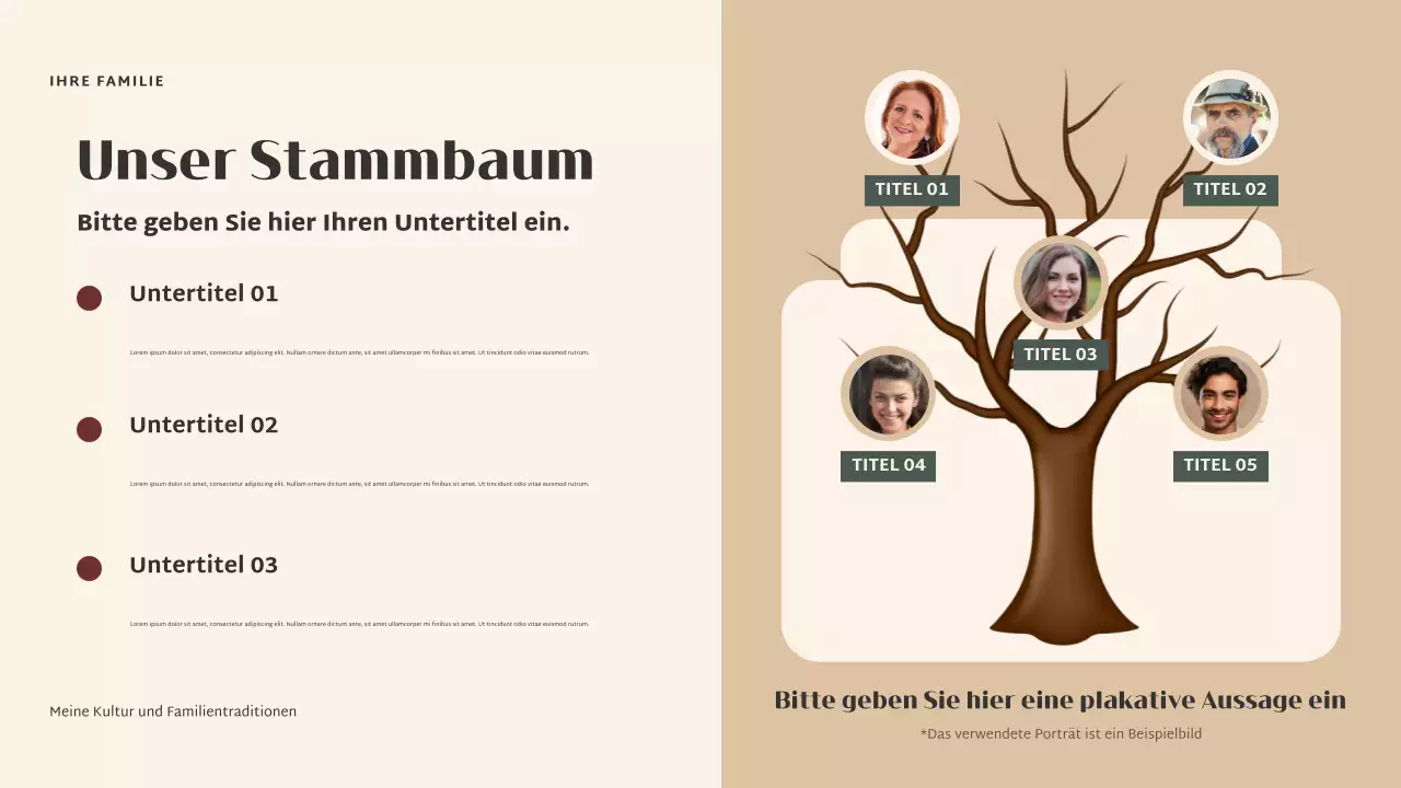 Beige Elegante Kultur Präsentation