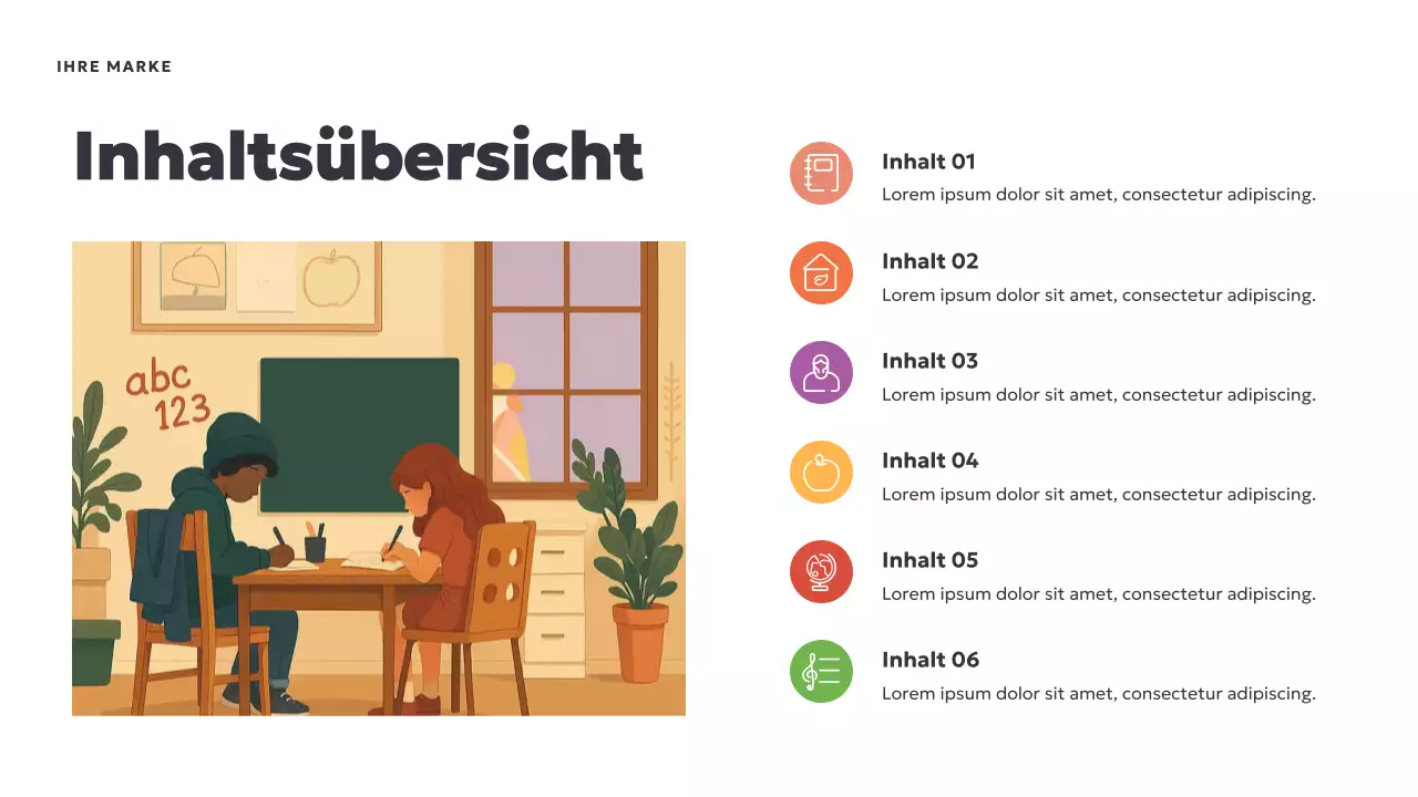 Coral Spielerische Multikulturelle Klasse Präsentation