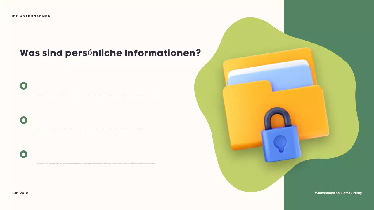 Gelber moderner Internetführer Präsentation