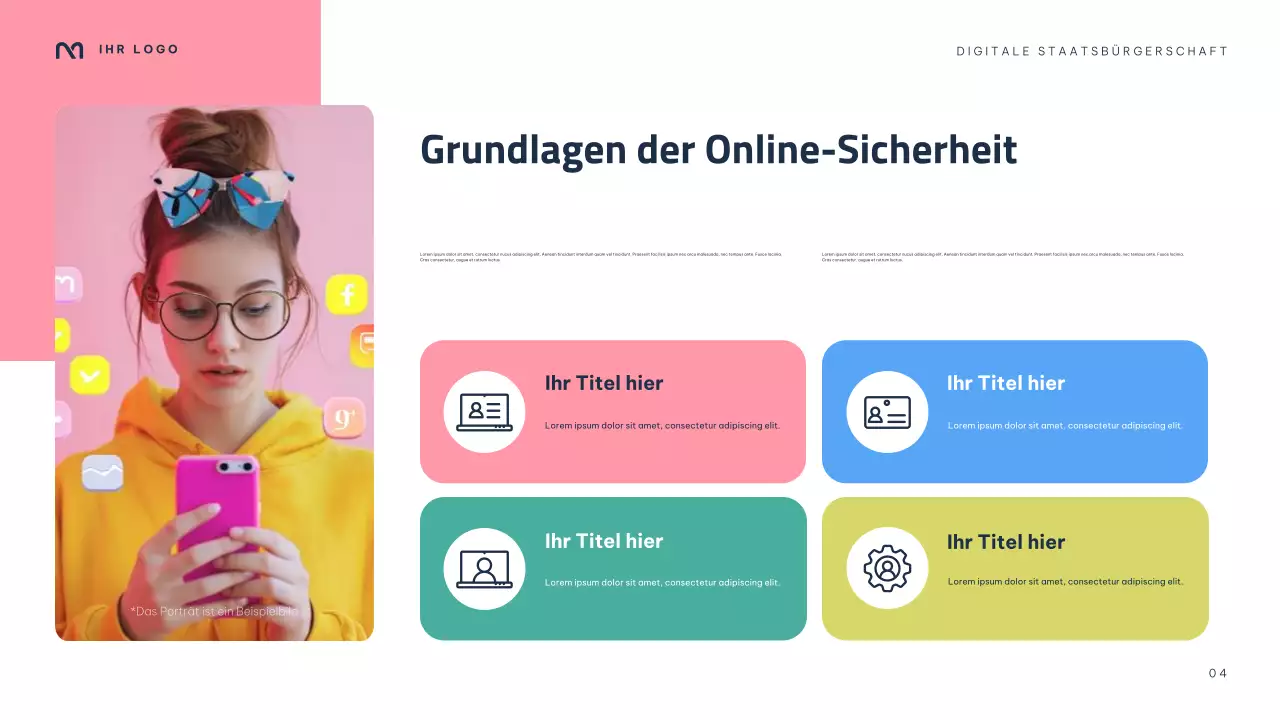 Präsentation des modernen digitalen Leitfadens der Marine