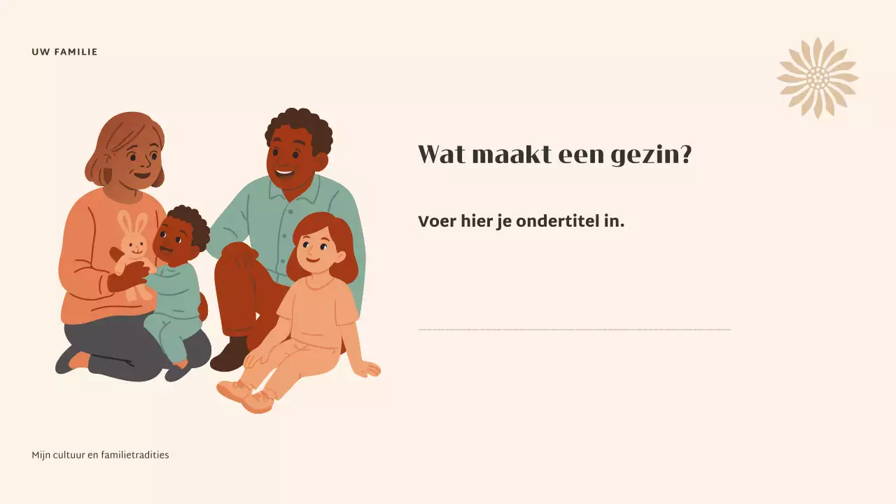 Beige Elegante Cultuurpresentatie