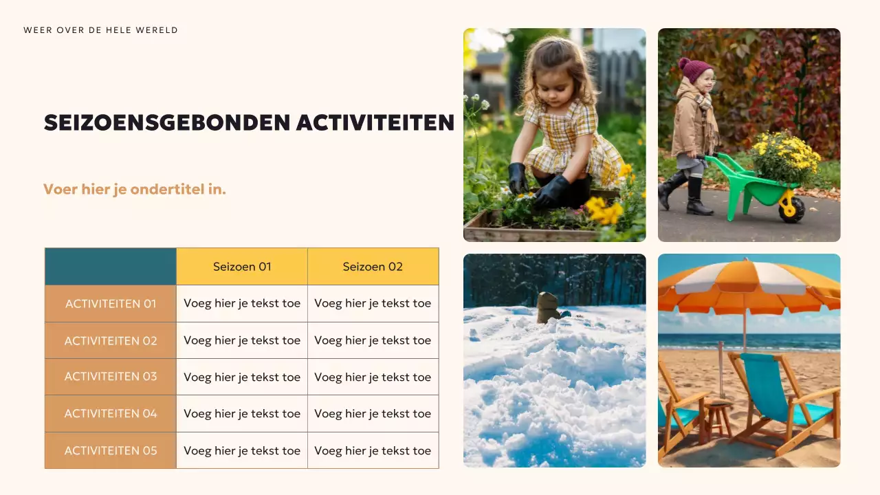 Teal Modern Weather-presentatie