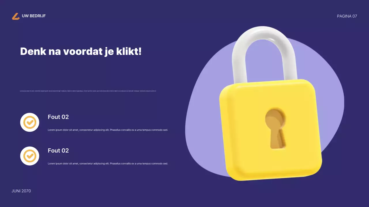 Presentatie van de Purple Modern Internet Guide