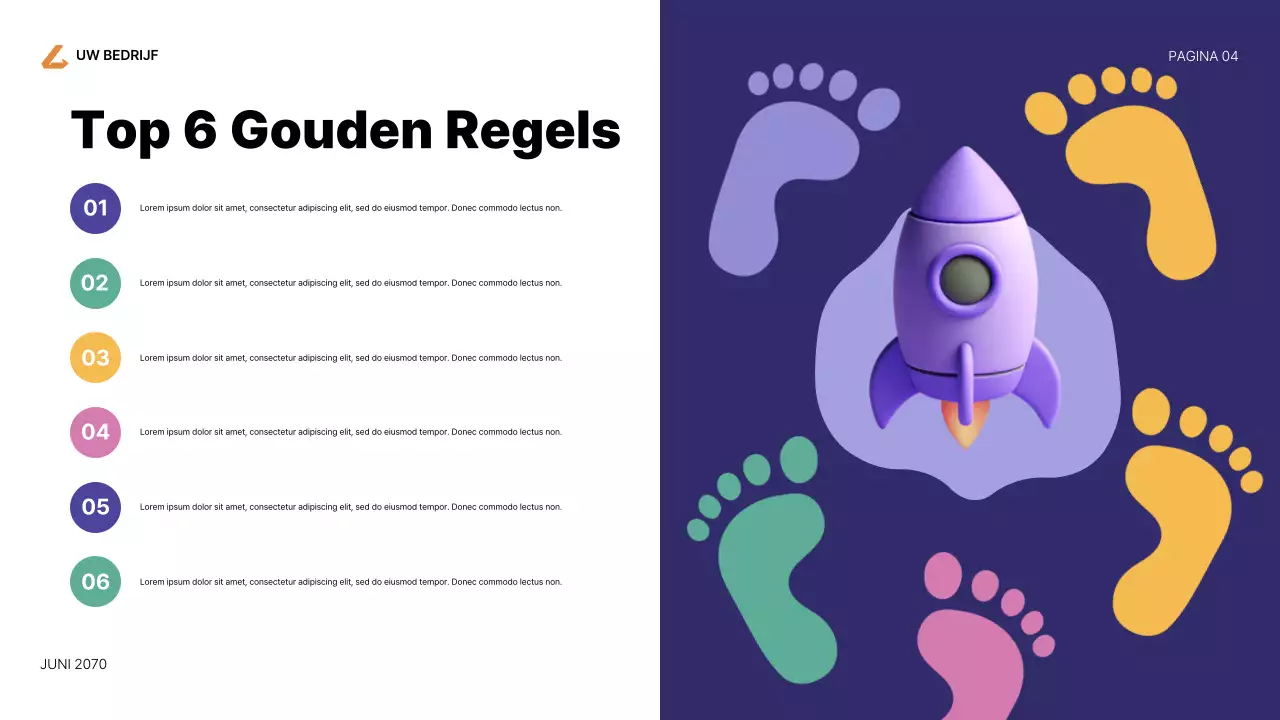 Presentatie van de Purple Modern Internet Guide