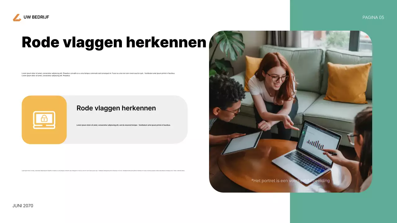 Presentatie van de Purple Modern Internet Guide