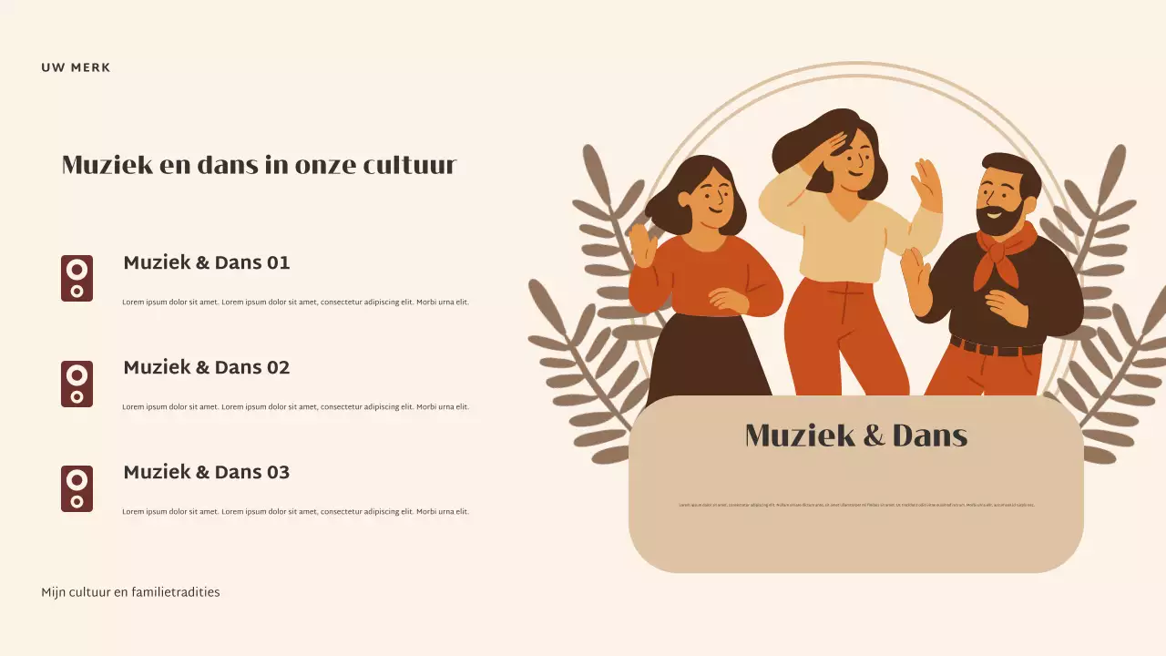 Beige Elegante Cultuurpresentatie