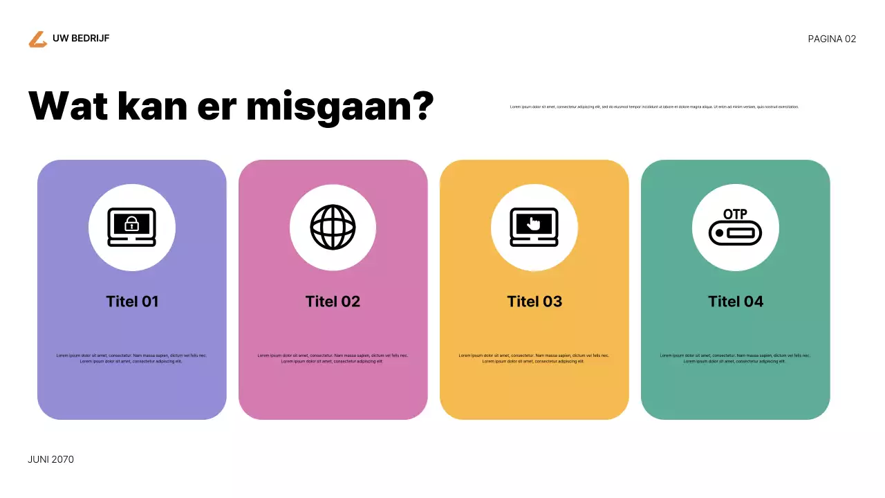 Presentatie van de Purple Modern Internet Guide