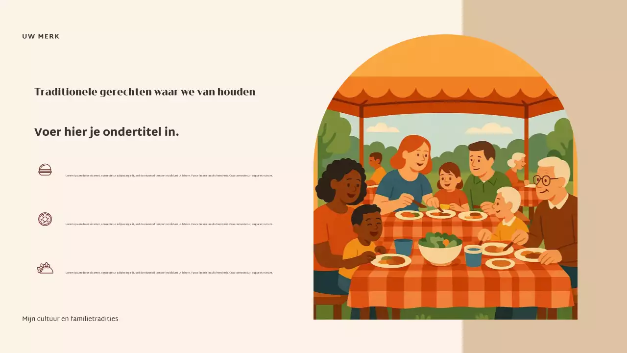 Beige Elegante Cultuurpresentatie