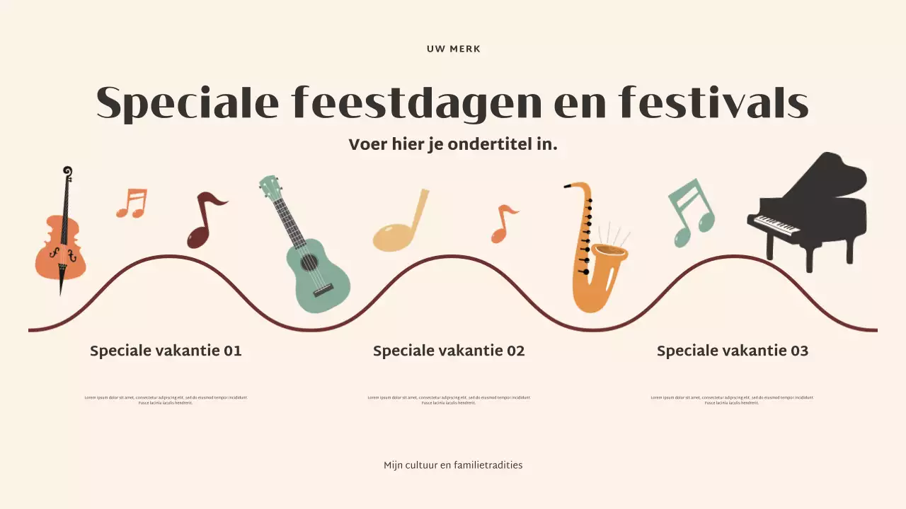 Beige Elegante Cultuurpresentatie