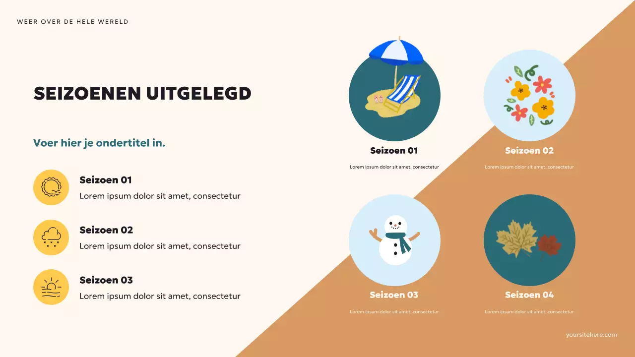 Teal Modern Weather-presentatie