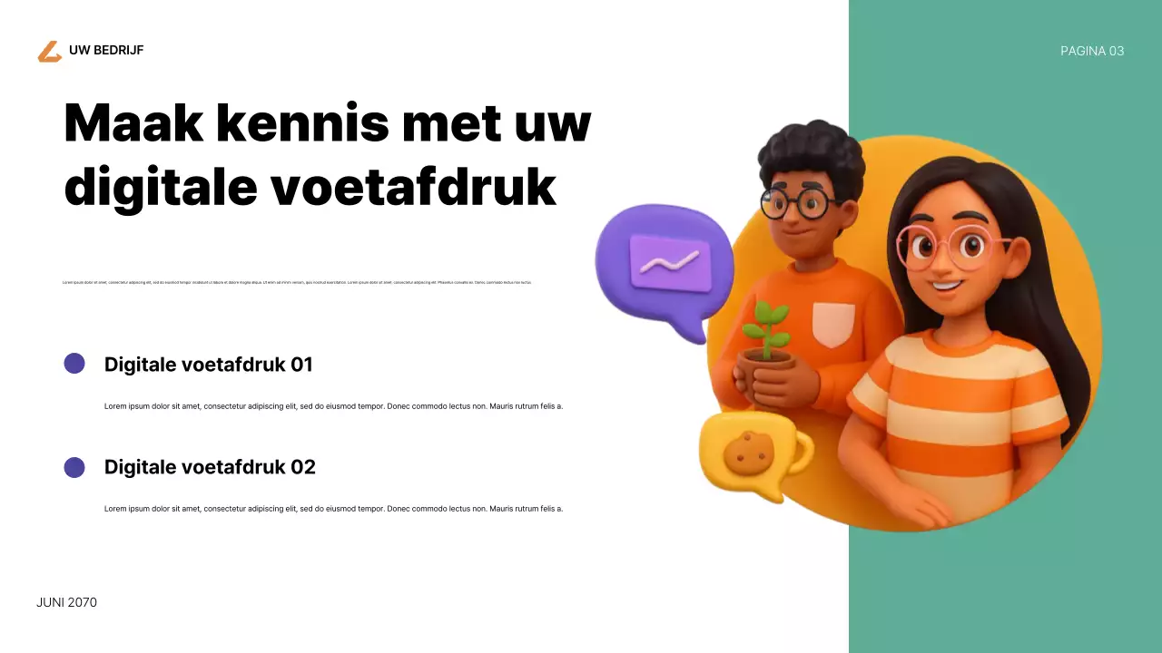 Presentatie van de Purple Modern Internet Guide